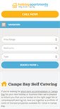 Mobile Screenshot of campsbayselfcatering.net